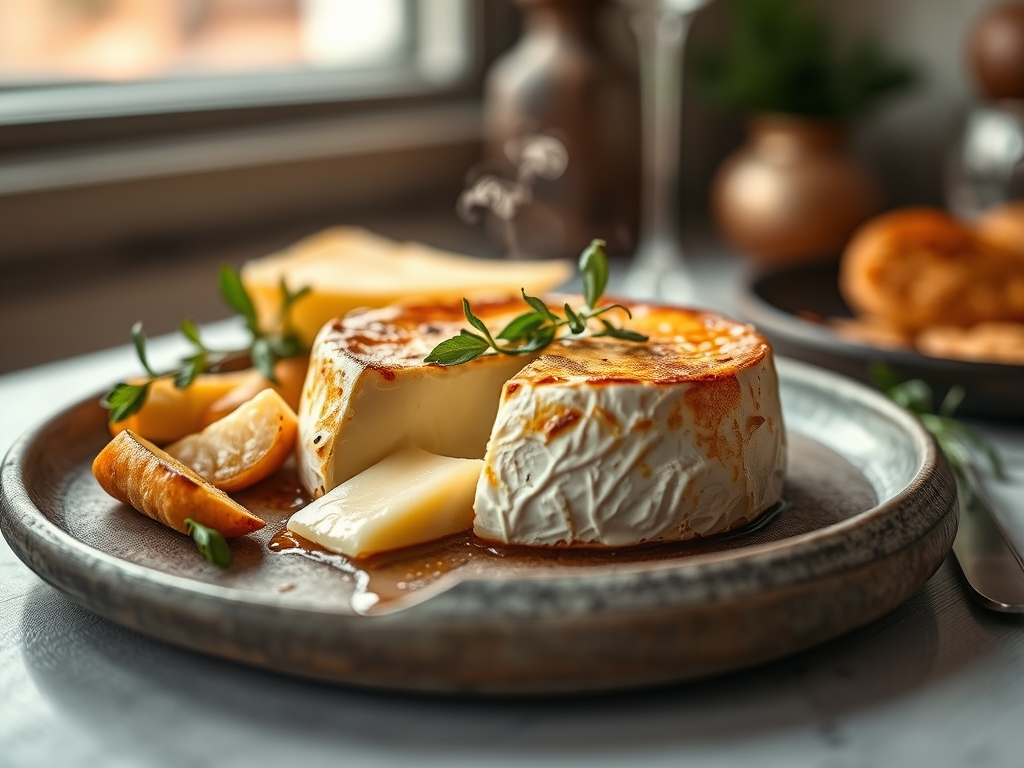 Camembert gebacken