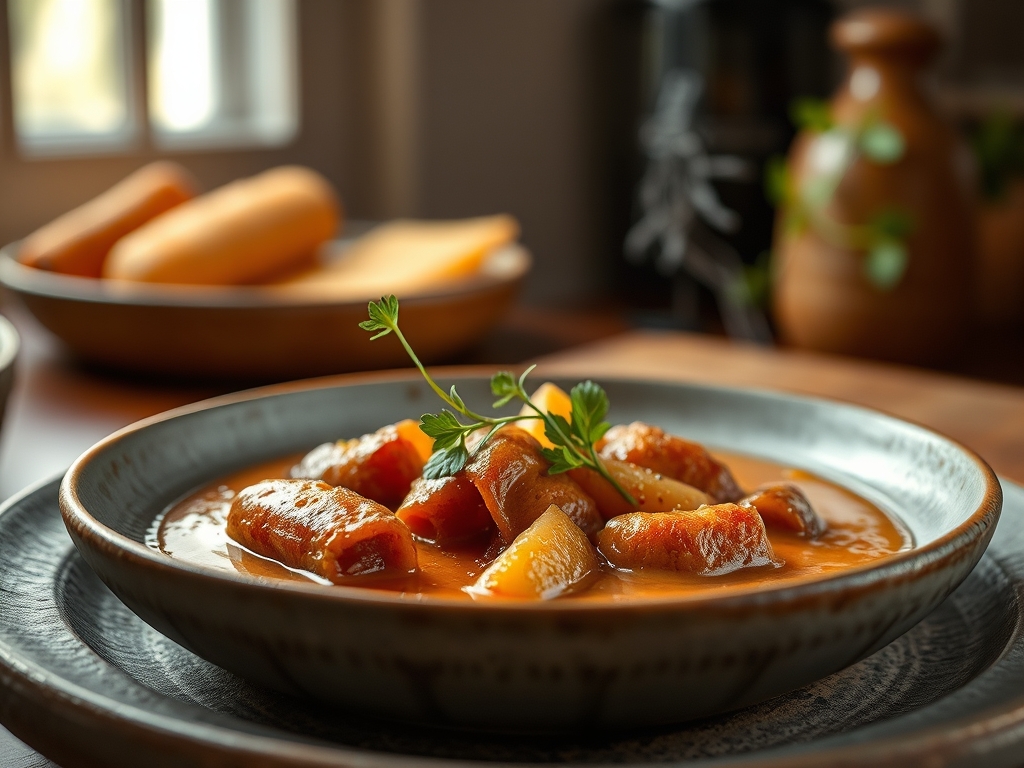 Erbsensuppe mit Wienerle