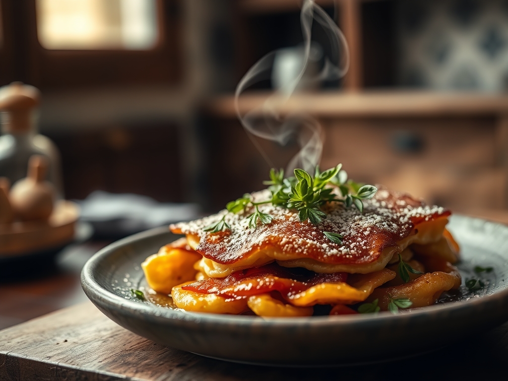 Kaiserschmarrn mit Puderzucker
