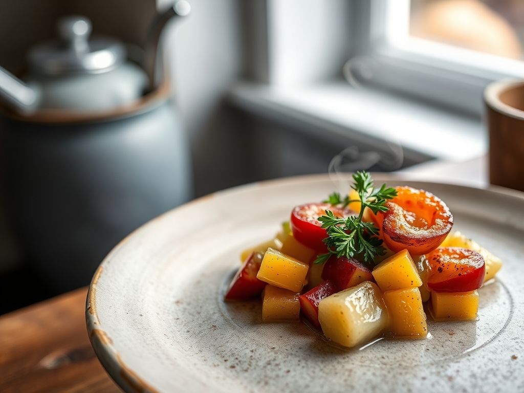 Obstsalat mit viel Saft
