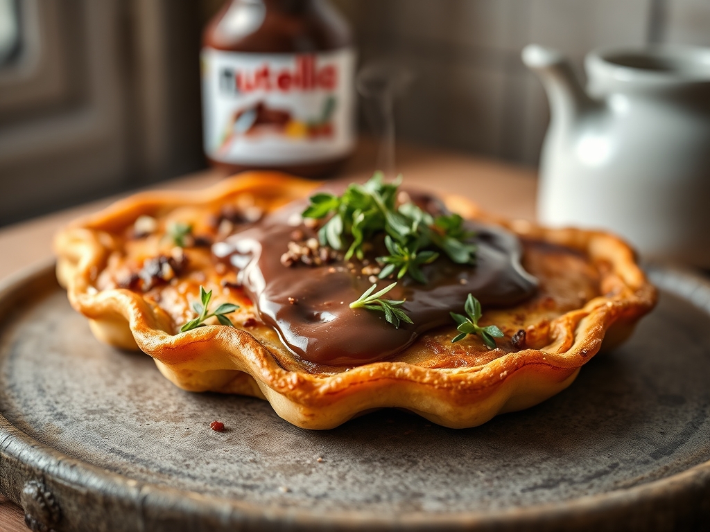 Pfannkuchen mit Nutella