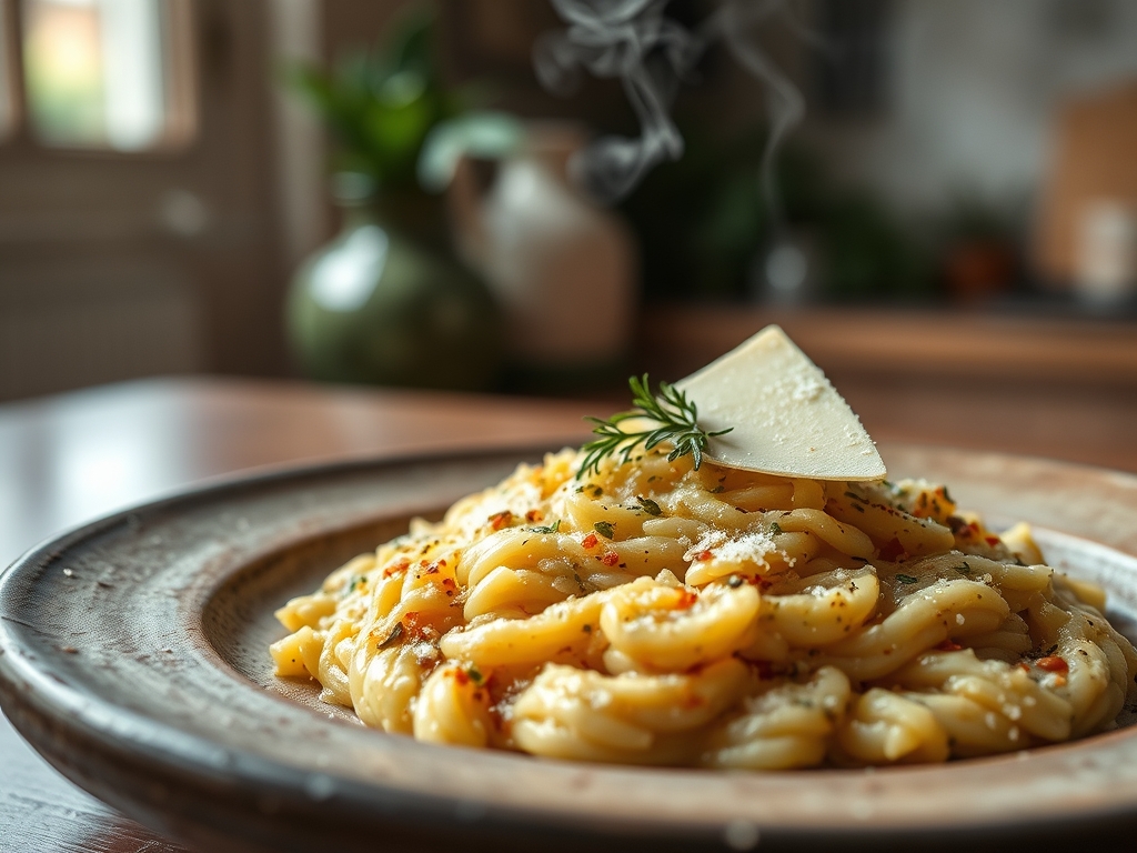Risotto mit viel Parmesan