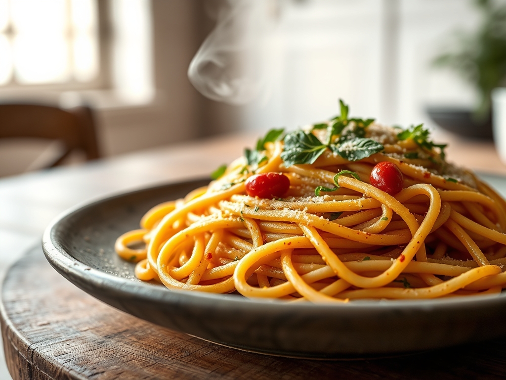 Spaghetti Carbonara Sahne
