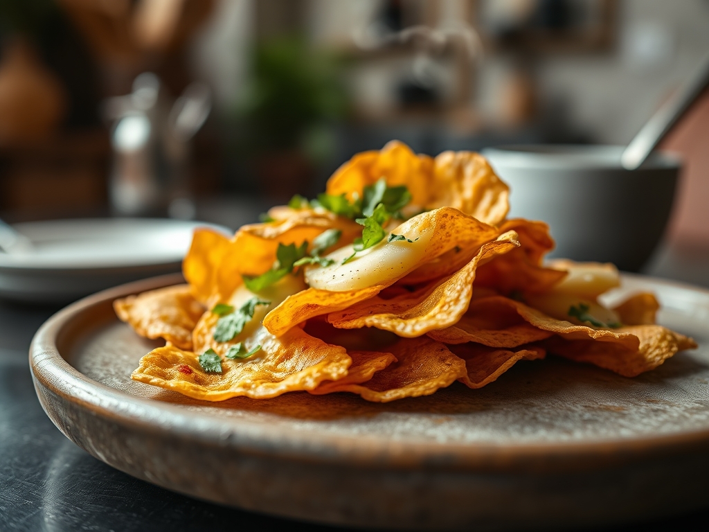 Tortilla Chips mit Käse