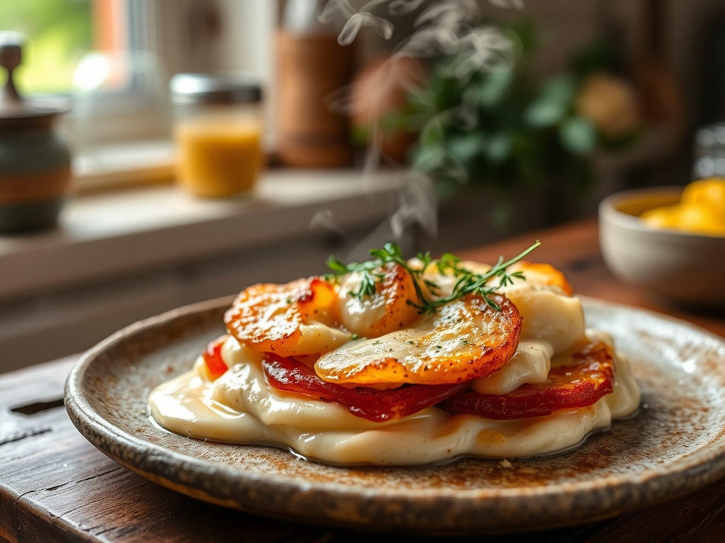 Eiersalat mit Mayo und Senf