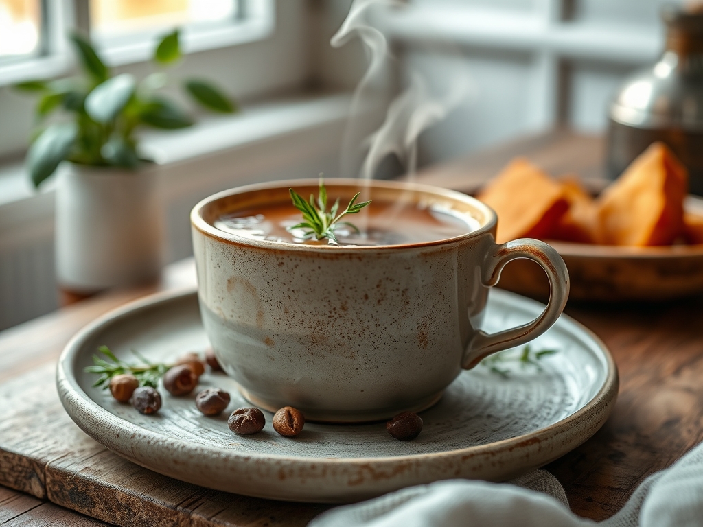 Kaffee mit viel Milchschaum