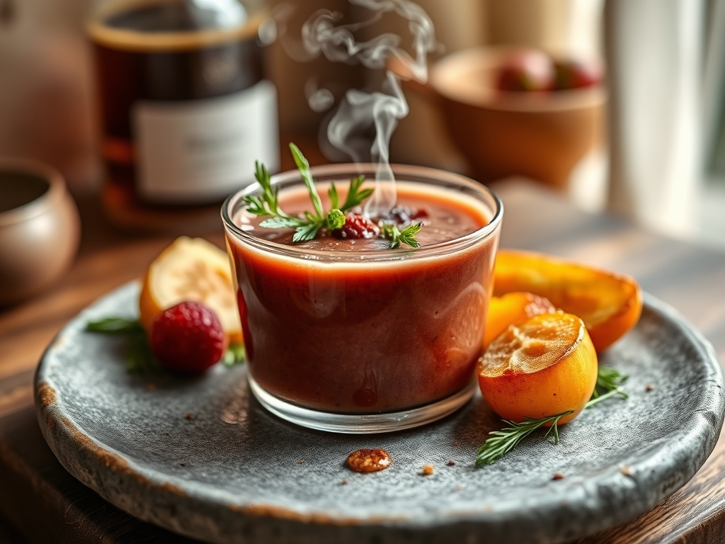 Smoothie aus Beeren und Hafer